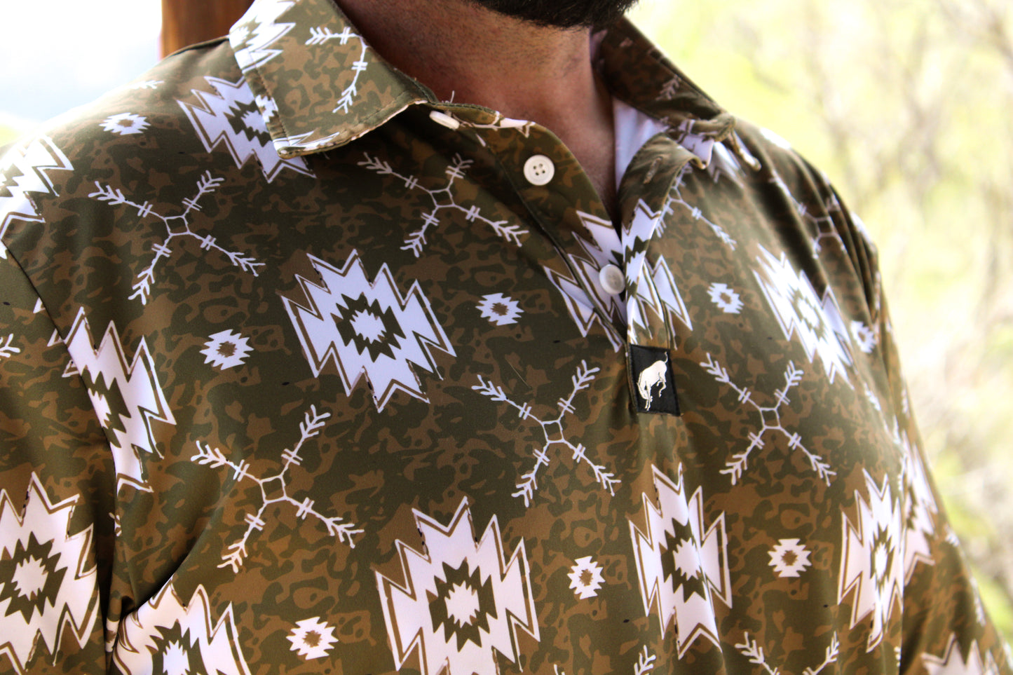 Men’s Polo - Aztec Camo