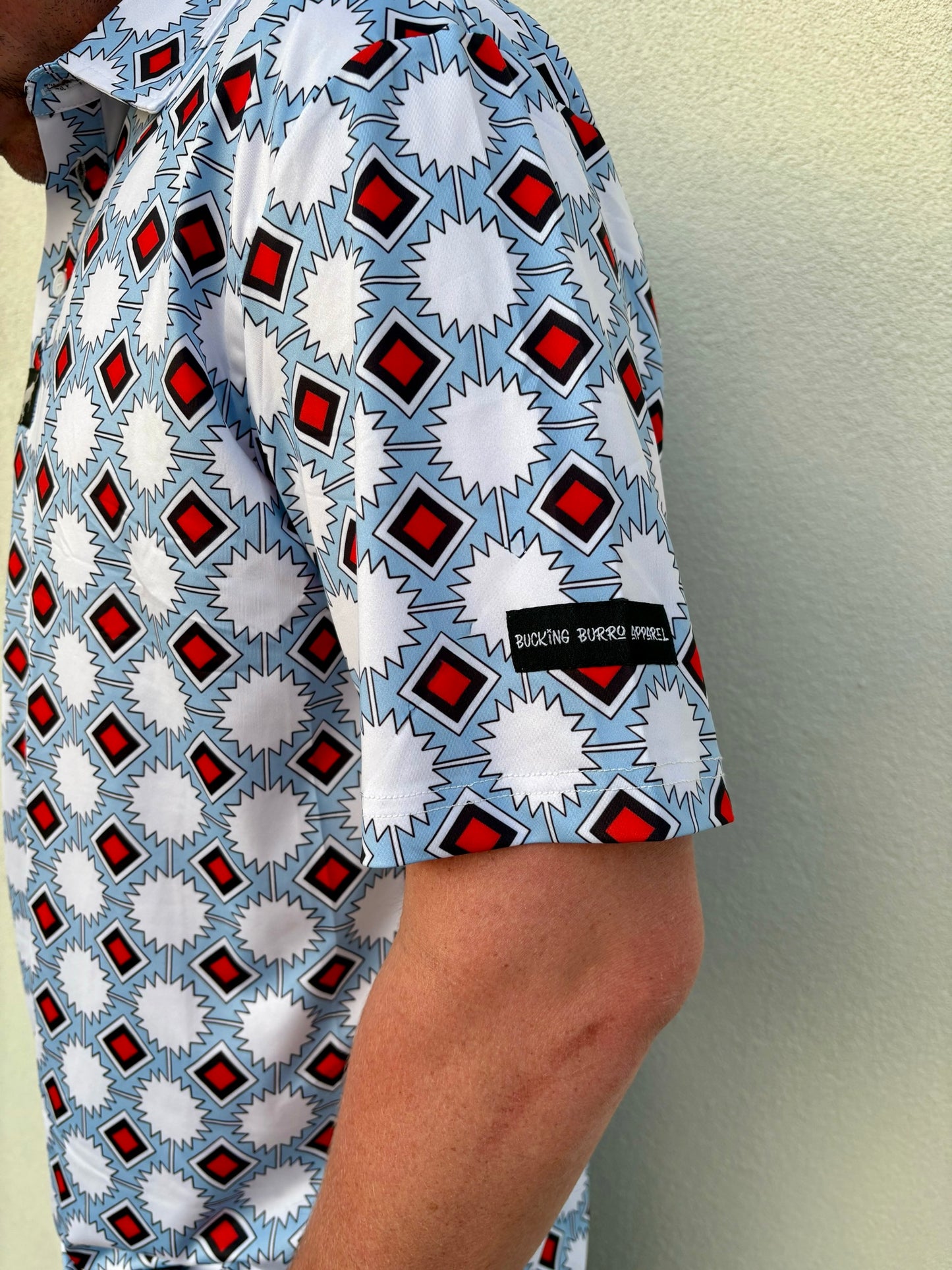 Men’s Polo - Fairway Aztec