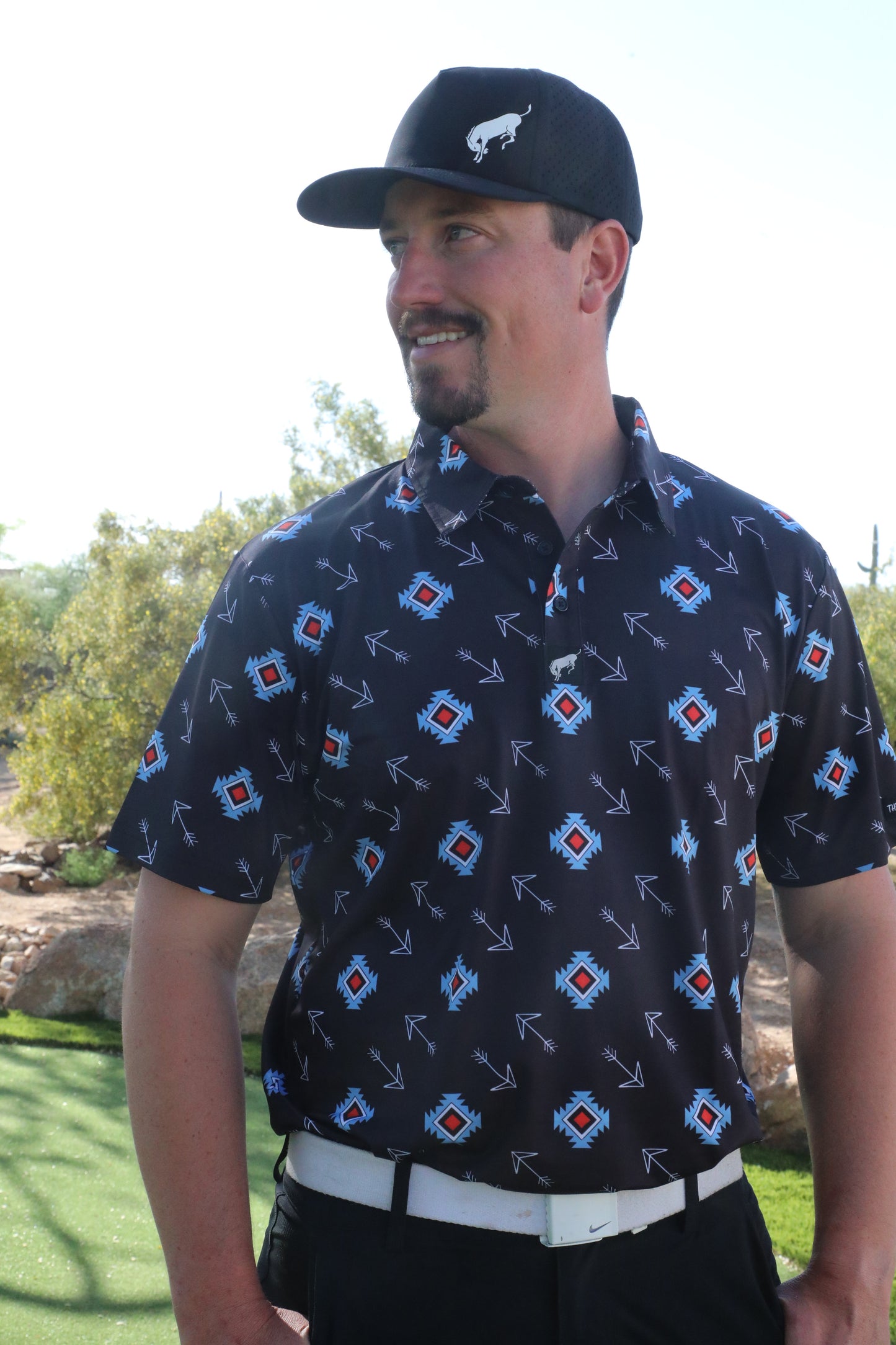 Men's Polo - Aztec & Arrows