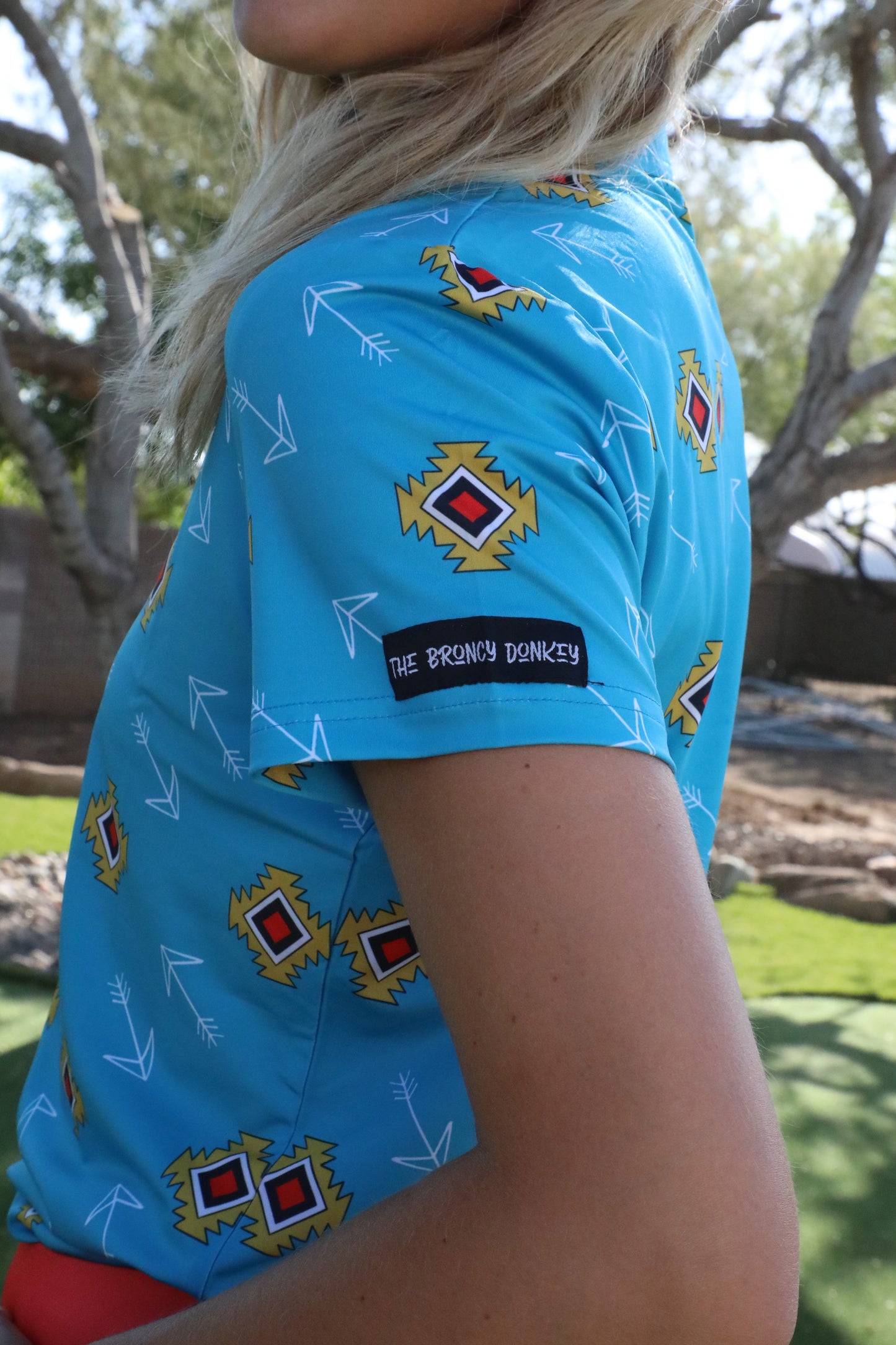 Women's Polo - Aztec & Arrows